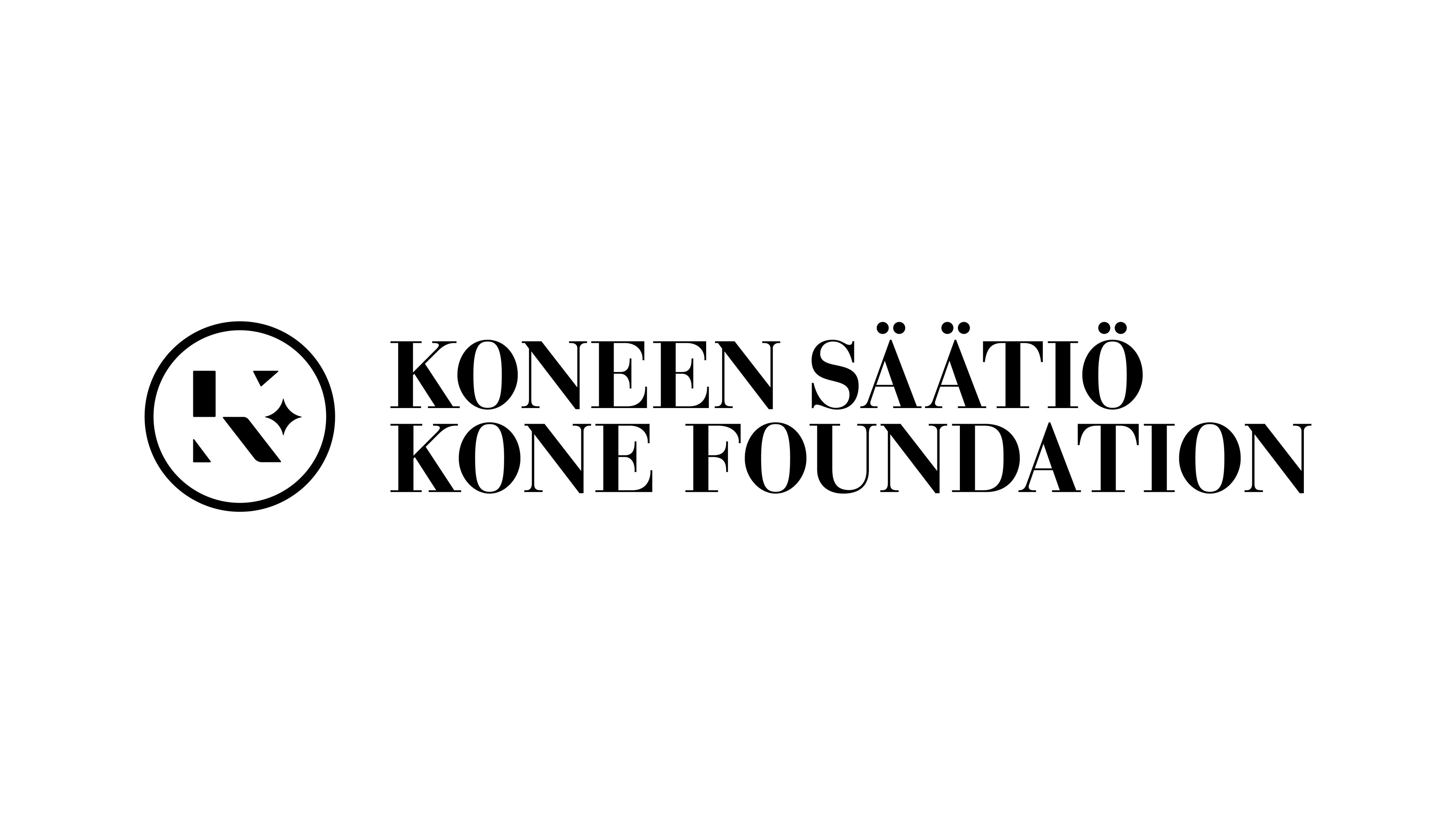 Koneen Saatio logo fineng black